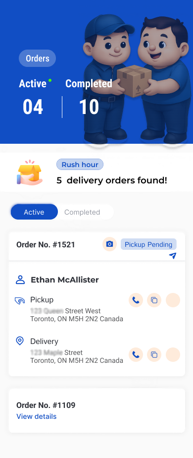 Logistellar app preview